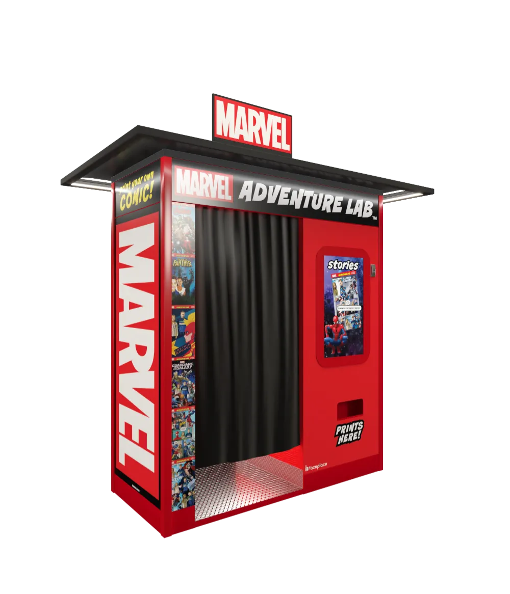 photo booth Marvel Outdoor